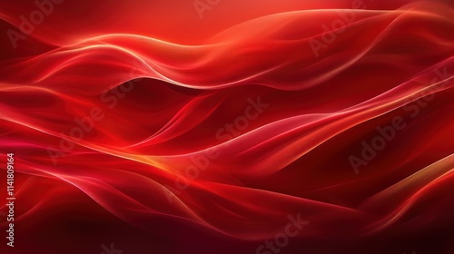 Abstract red wave background. (1)