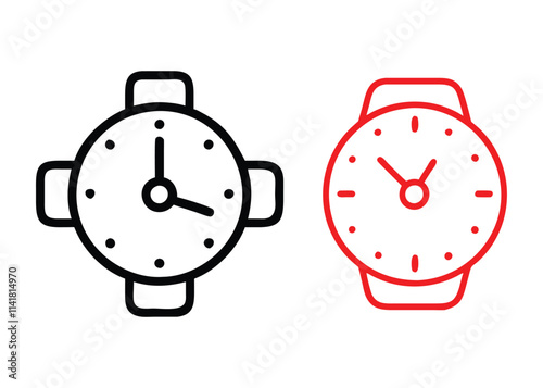 Modern and Classic Watch Design Contrast