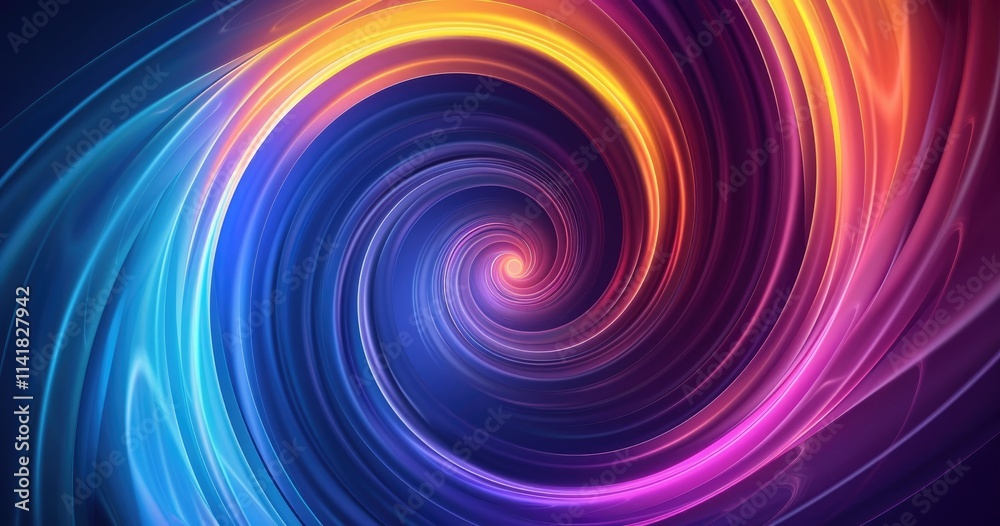 A vibrant swirl of colors creating a dynamic, abstract design. A vibrant swirl of colors creating a dynamic, abstract design.