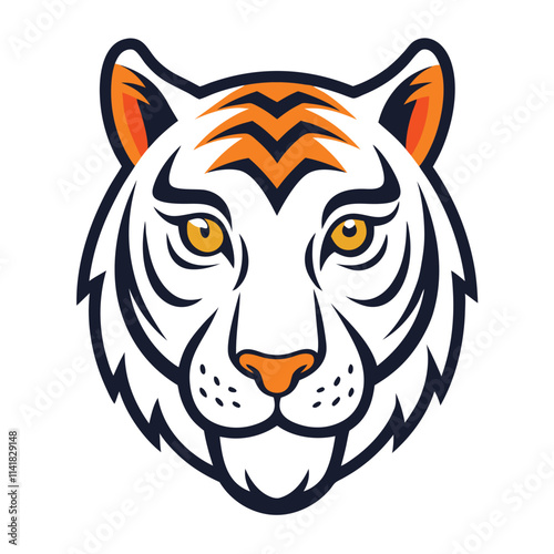 tiger head vector photo