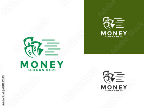 Faster Money logo icon. Money logo design vector. Digital Payment logo vector template