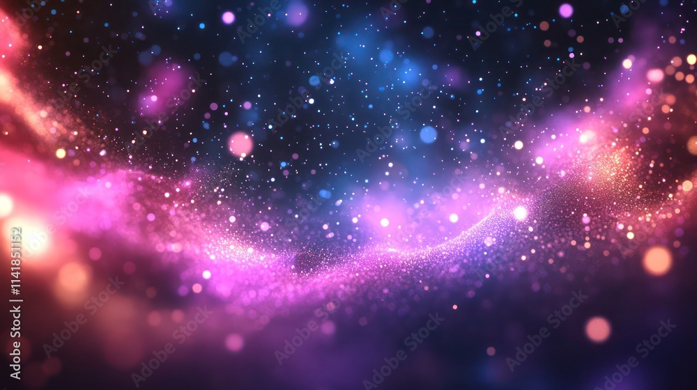 Abstract vibrant cosmic nebula. Abstract vibrant cosmic nebula.