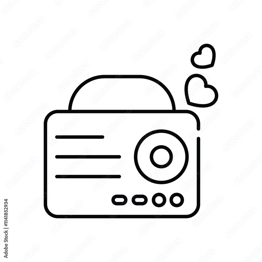 Love Song vector icon