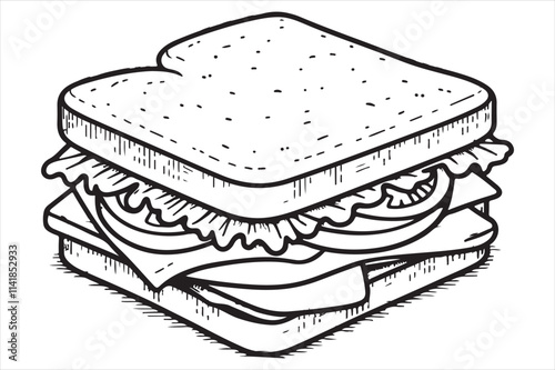 sandwich silhouette 