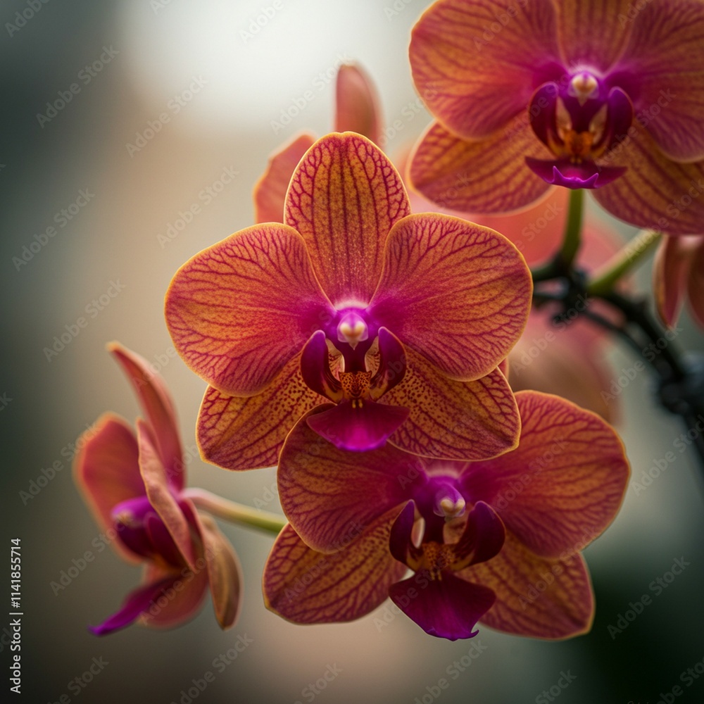 summer Beautiful Orchid pink flower botany summer Beautiful Orchid pink flower botany