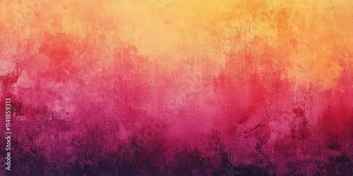 Wallpaper Mural Grainy banner background orange pink abstract retro grainy gradient background noise texture effect summer poster design, Generative AI Torontodigital.ca