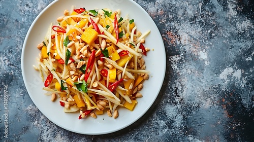 Kerabu Mangga: A Spicy Mango Salad Delight