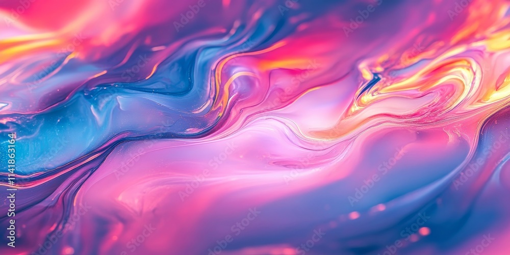Neon colors flow, grainy texture effect, purple pink blue color gradient background blurred futuristic banner design, Generative AI Neon colors flow, grainy texture effect, purple pink blue color gradient background blurred futuristic banner design, Generative AI