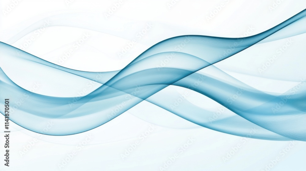 Obraz premium Calming Rhythms: Abstract Art for Inner Peace