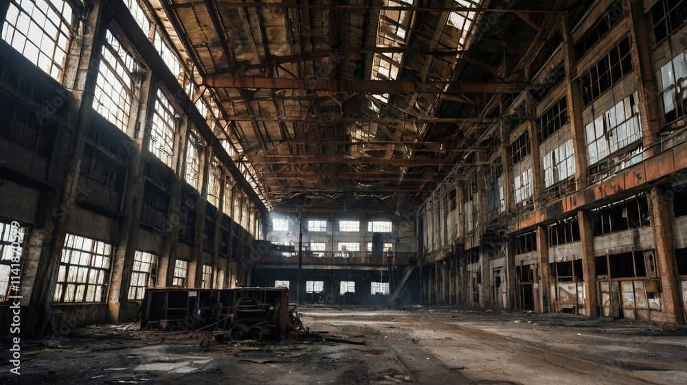 custom made wallpaper toronto digitalAbandoned Industrial Zone