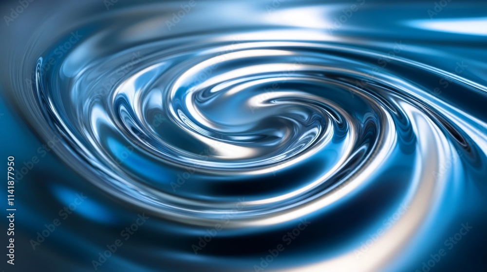 Abstract Swirling Blue Liquid Surface Design Abstract Swirling Blue Liquid Surface Design