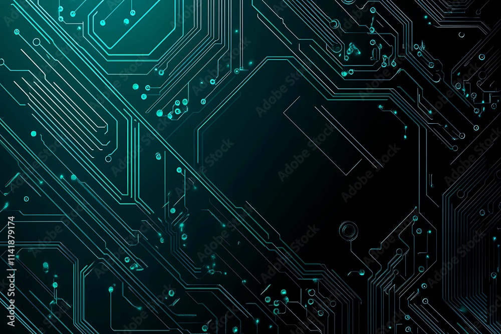 Abstract image of a glowing futuristic circuit board featuring neon blue lines, digital patterns, and intricate technology-inspired details. Abstract image of a glowing futuristic circuit board featuring neon blue lines, digital patterns, and intricate technology-inspired details.