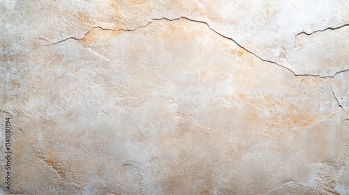 Textured Wall with Cracks and Peeling Paint photo