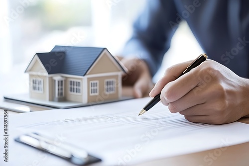 Insurance agent explaining coverage options to a client  photo