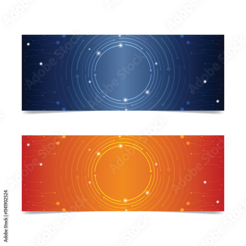 Abstract Technology Background