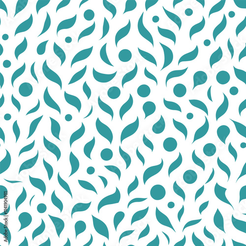 seamless pattern with circles white background