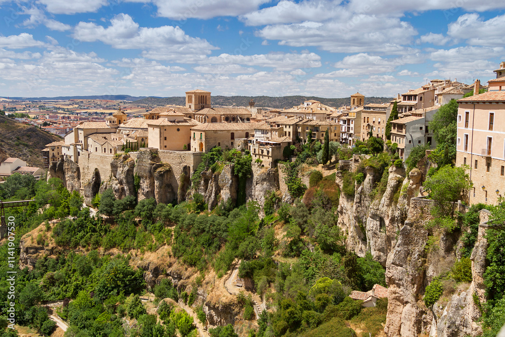City of Cuenca in the province of Castilla - La Mancha, Spain City of Cuenca in the province of Castilla - La Mancha, Spain