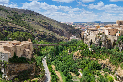 Fototapeta Naklejka Na Ścianę i Meble -  City of Cuenca in the province of Castilla - La Mancha, Spain