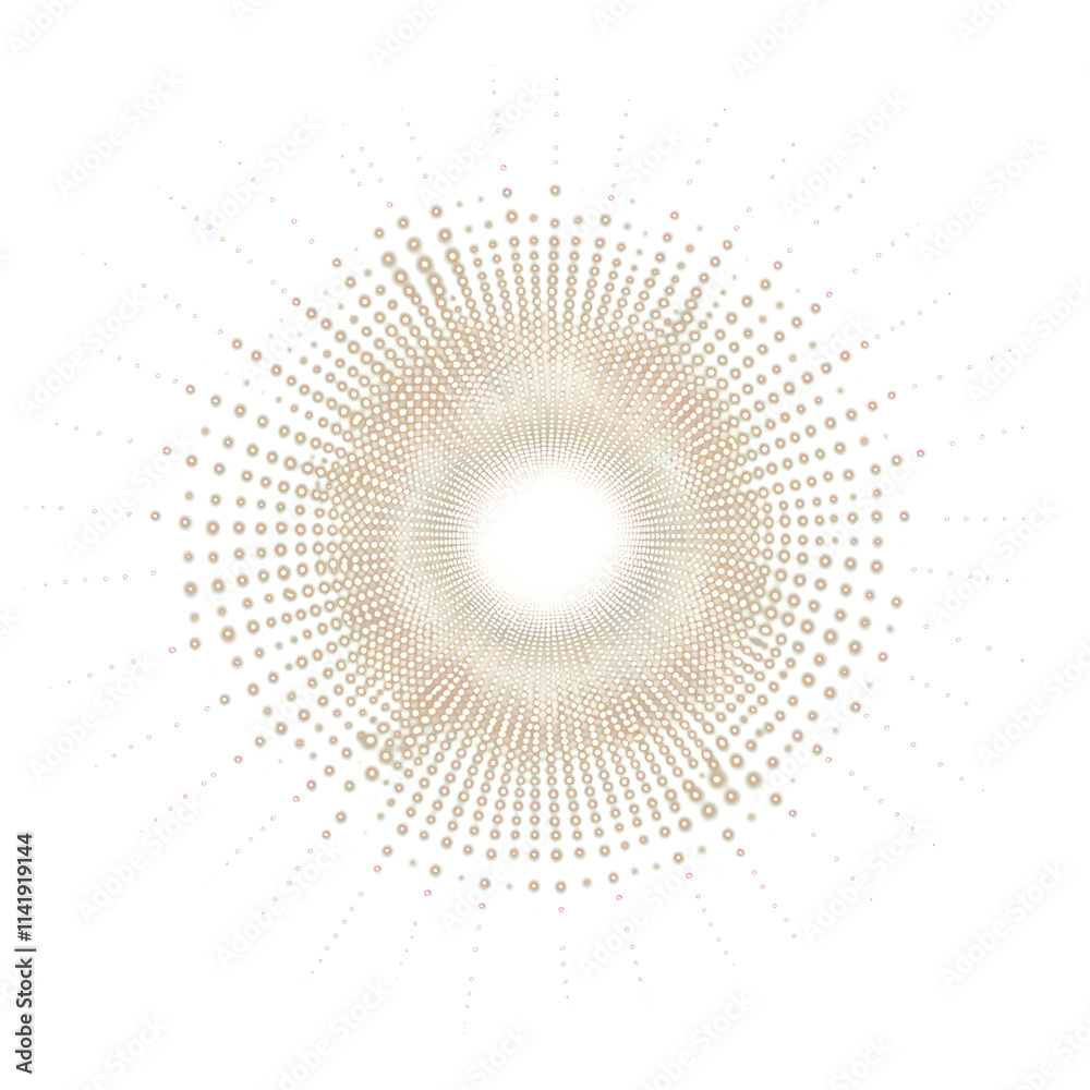 PNG An isolated blink light effect center geometric lighting.
