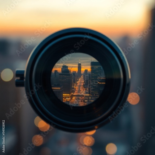 Cityscape Through a Lens