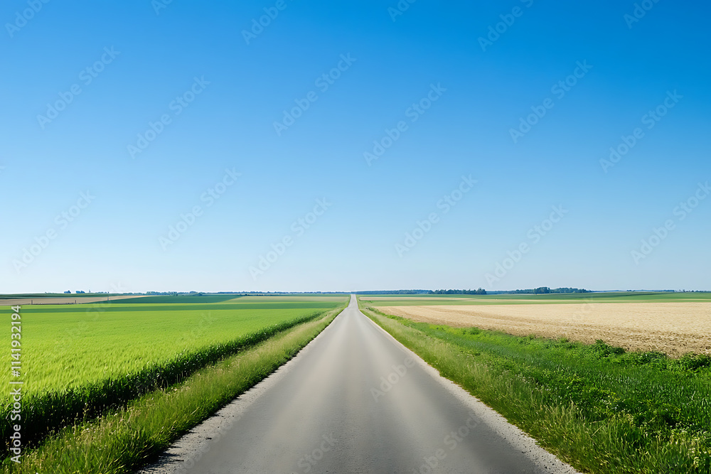 road in the field road in the field