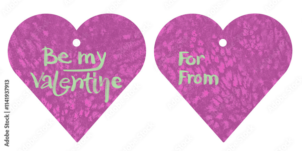 Holiday Gift Label - Be My Valentine