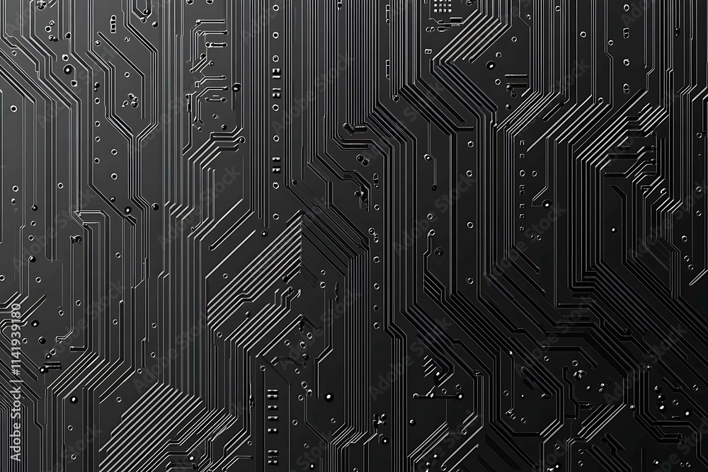 Close-up of a reflective metallic circuit board showcasing intricate patterns and electronic connections, symbolizing technology, innovation, and futuristic design. Close-up of a reflective metallic circuit board showcasing intricate patterns and electronic connections, symbolizing technology, innovation, and futuristic design.
