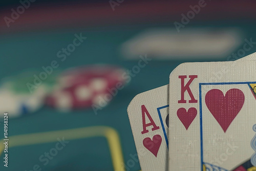 The Power of the Ace of Spades on a Classic Poker Table