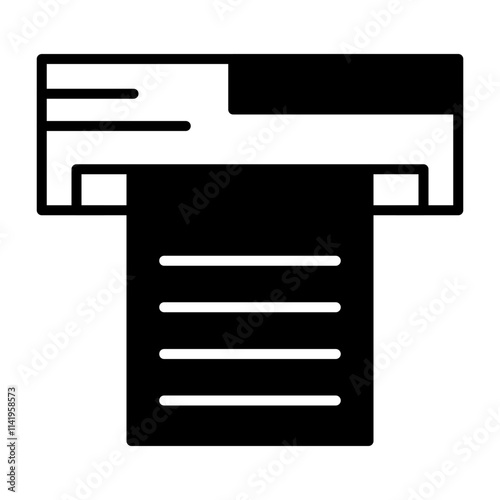 Print Solid Style Icon