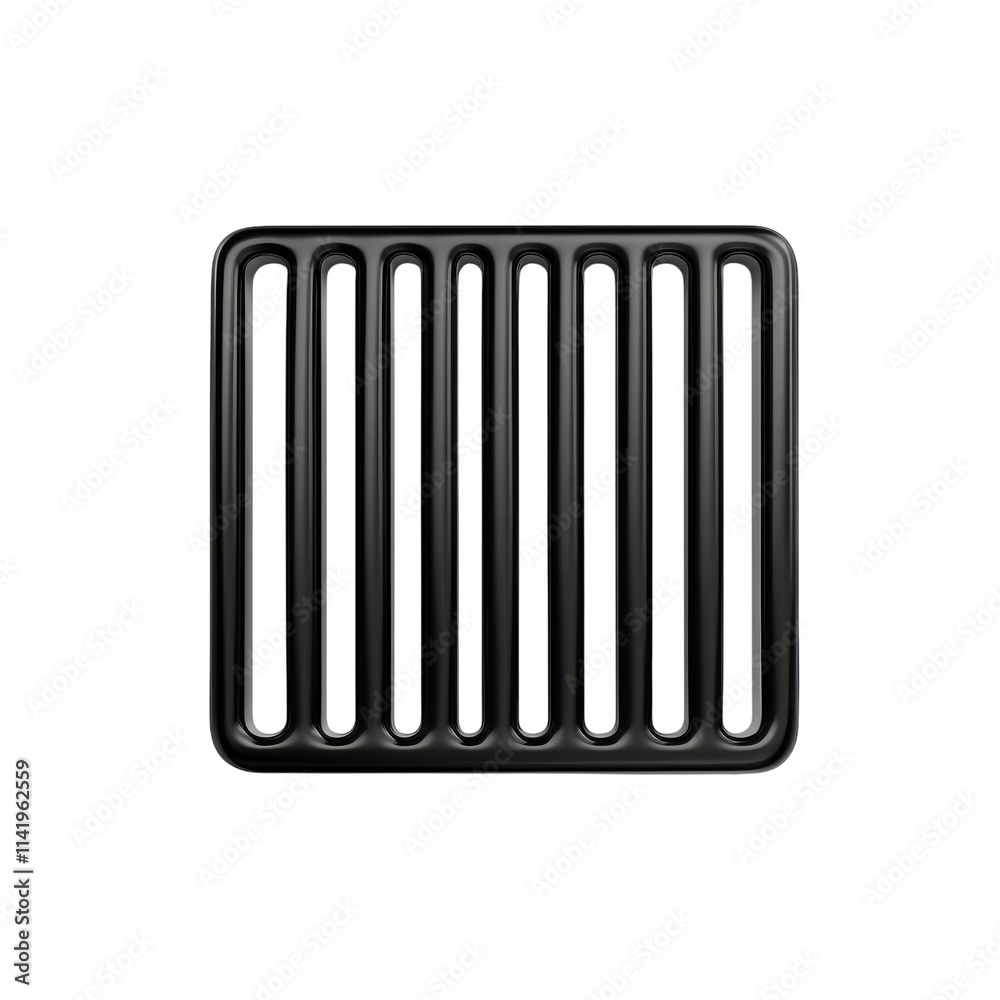 Universal Barcode Symbol for Product Identification on Transparent Background