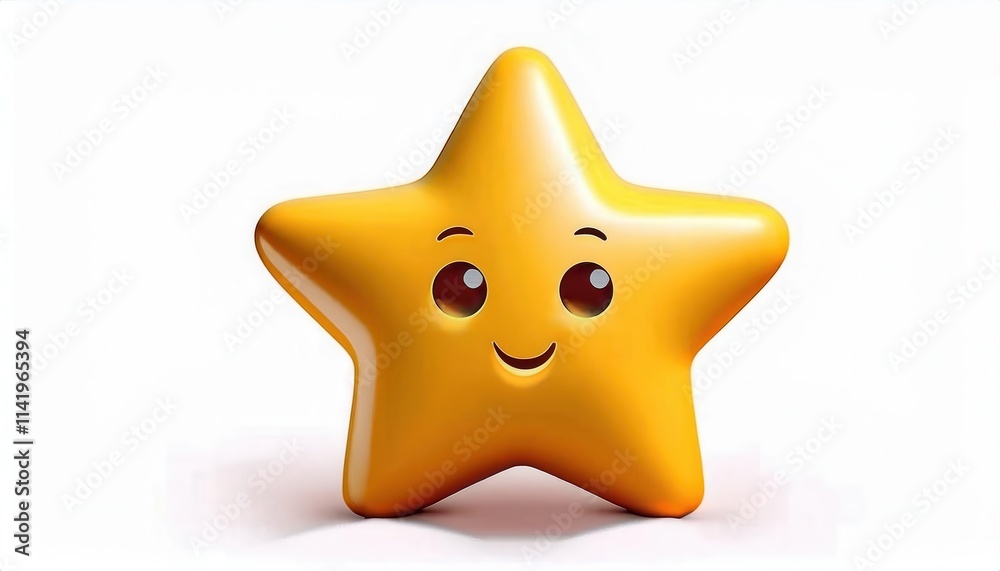 Cute Smiling Yellow Cartoon Star Icon with Cheeks and Sparkles. Adorable 3D Digital Star Image for Kids Apps, Emojis, Gaming, Education, Reward Badges, Stickers, and Positive Visual Designs Cute Smiling Yellow Cartoon Star Icon with Cheeks and Sparkles. Adorable 3D Digital Star Image for Kids Apps, Emojis, Gaming, Education, Reward Badges, Stickers, and Positive Visual Designs
