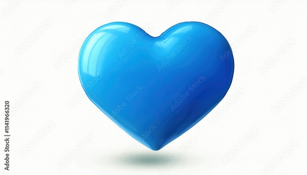 Shiny Blue Heart Icon. 3D Glossy Heart Symbol for Love, Affection, Loyalty, Social Media Emojis, Branding, Mobile App Icons, Digital Design, Valentine’s Day Graphics, and Creative Art Projects Shiny Blue Heart Icon. 3D Glossy Heart Symbol for Love, Affection, Loyalty, Social Media Emojis, Branding, Mobile App Icons, Digital Design, Valentine’s Day Graphics, and Creative Art Projects