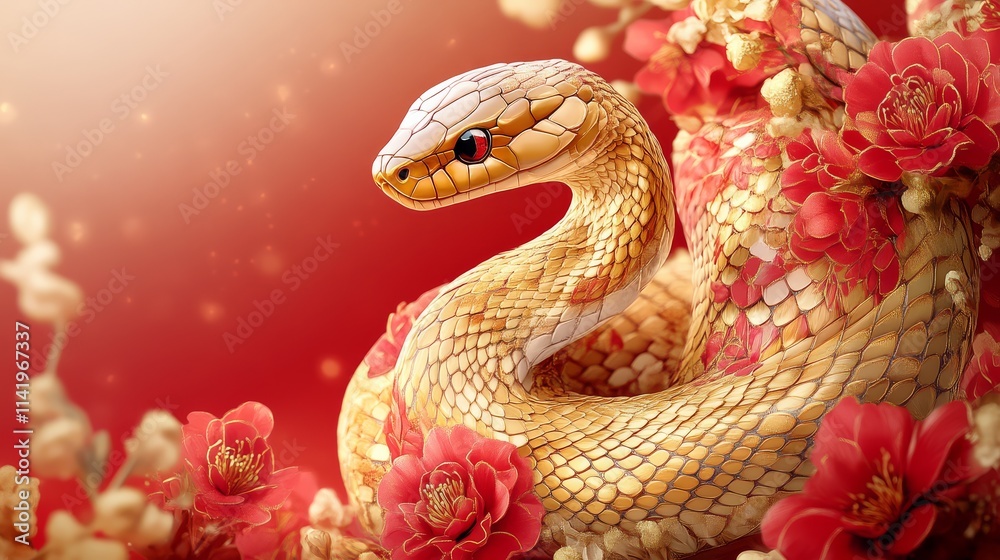 Obraz premium Elegant snake