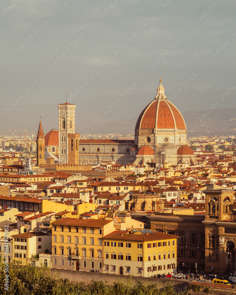 Obraz premium Vue d'ensemble de Florence le matin - 3