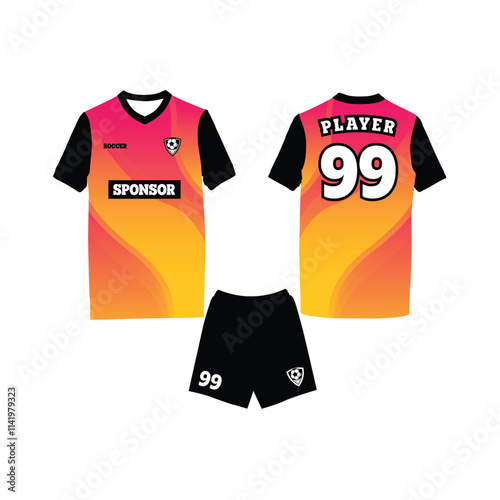 mockup jersey ready for print 
