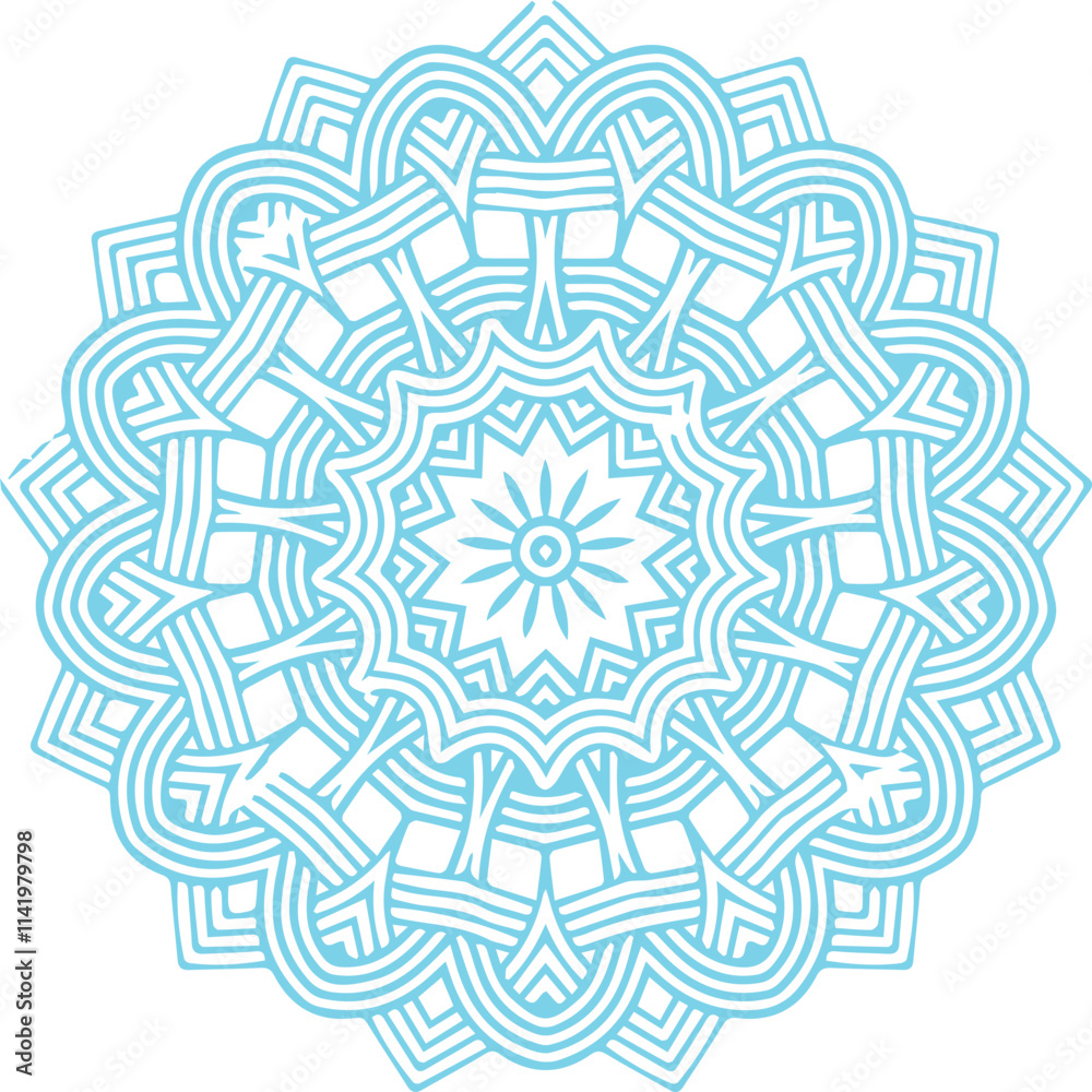 Beautiful flower art and mandala vector design Beautiful flower art and mandala vector design