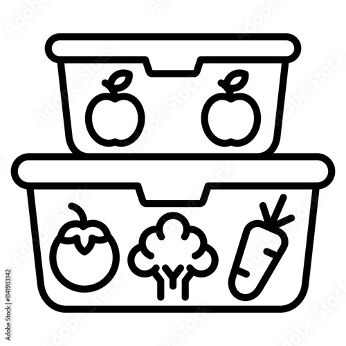food storage singe icon