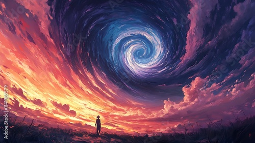 Different style environment illustrations