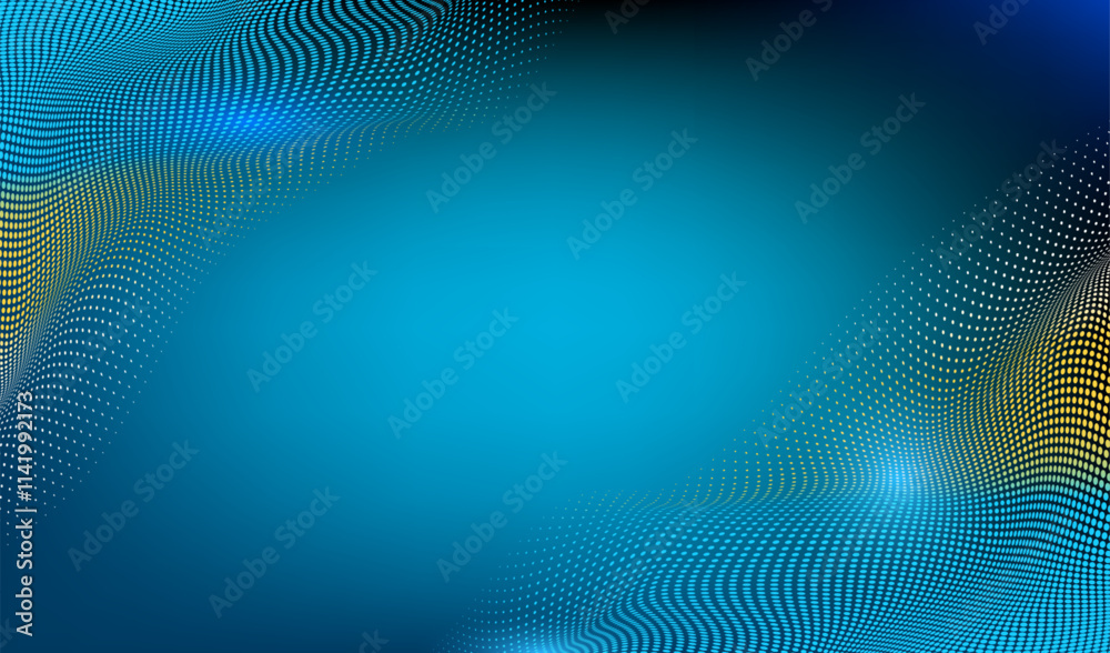 Dot gradient background design template Dot gradient background design template