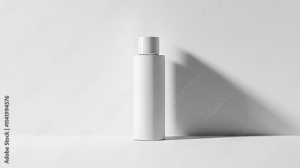Modern air freshener spray can with a sleek design, standing upright on a white background