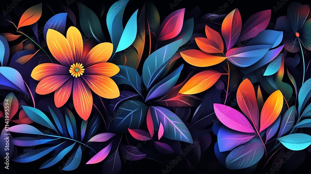 Colorful abstract illustrations Colorful abstract illustrations