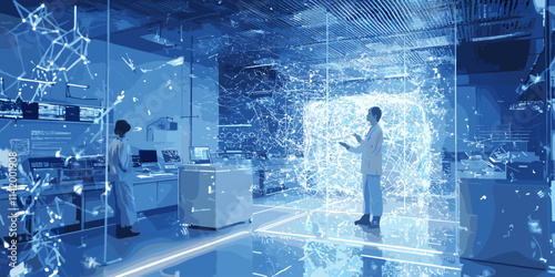 Exploring a Futuristic Laboratory: Inside the World of Advanced Technology and Innovation