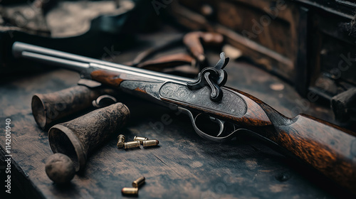 Antique Gun Stock Photography  photo