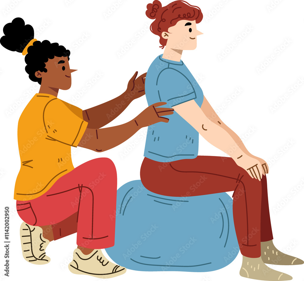 Woman on Physiotherapy