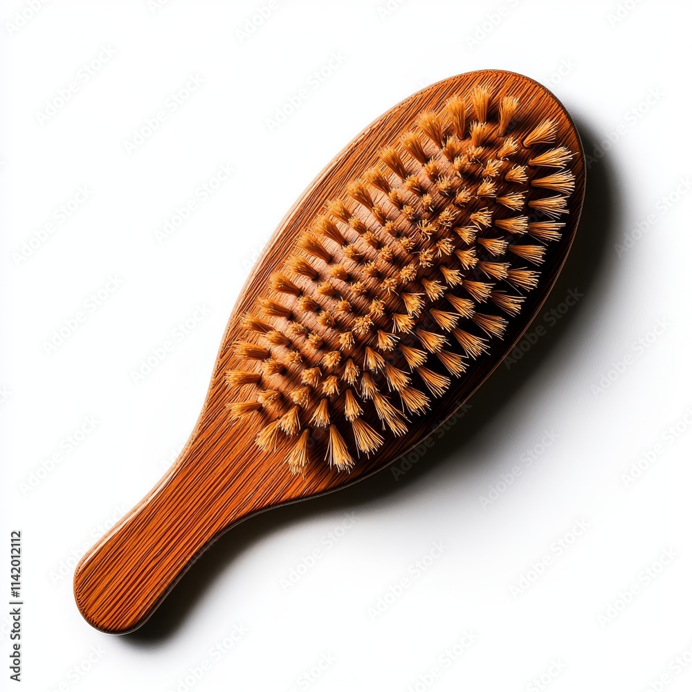 A beautifully designed wooden hairbrush, perfect for styling hair and enhancing beauty routines with an eco-friendly touch. A beautifully designed wooden hairbrush, perfect for styling hair and enhancing beauty routines with an eco-friendly touch.