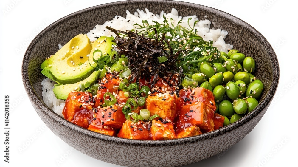 Fresh Ingredients Shine in this Vegan Plant-Powered Tofu Poke Bowl Delight Fresh Ingredients Shine in this Vegan Plant-Powered Tofu Poke Bowl Delight