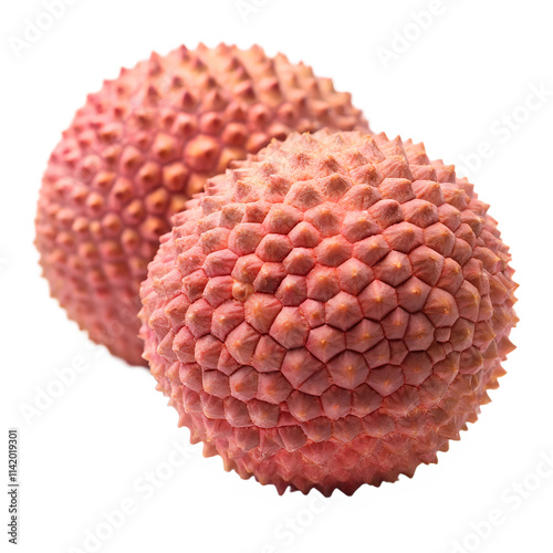 Lychee isolated on white background