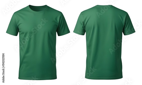 Wallpaper Mural A green mockup t-shirt with a plain, solid color design Torontodigital.ca