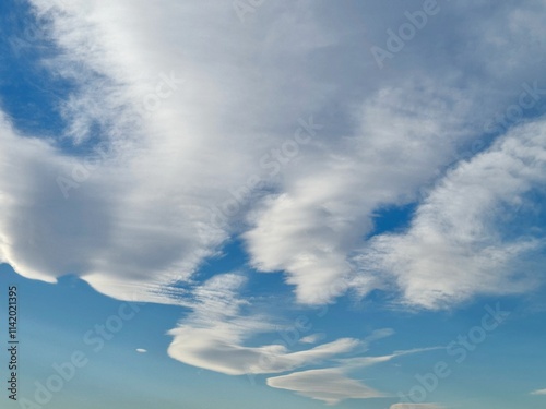 Blue sky with clouds