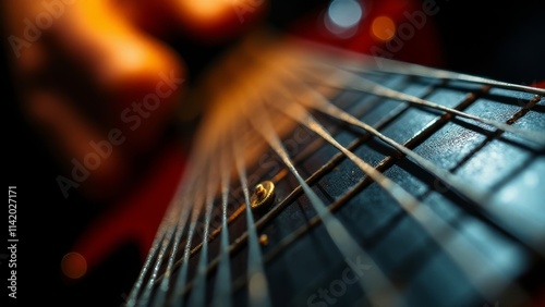 Guitar Strings Close Up